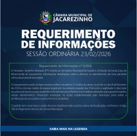 Câmara cobra explicações sobre demora em atendimento de picada de escorpião