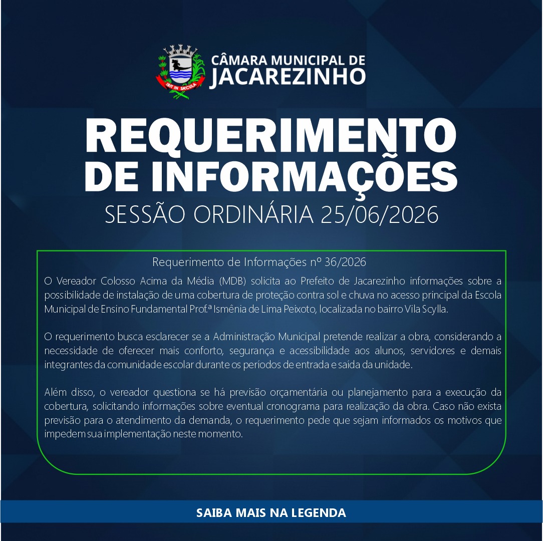 Mais conforto, segurança e acessibilidade para a comunidade escolar.