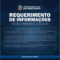 Vereadores suspeitam de irregularidade em contrato com MEI em Jacarezinho