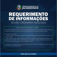 Waguinho da Saúde protocola requerimento cobrando informações sobre demora na realização de exames em Jacarezinho